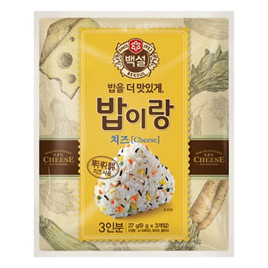 CJ제일제당 백설 밥이랑 치즈 27g (20개)_이미지