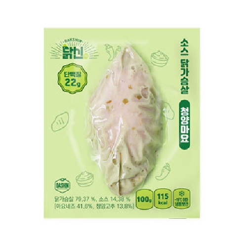 닭신 소스 닭가슴살 청양마요 100g (36개)