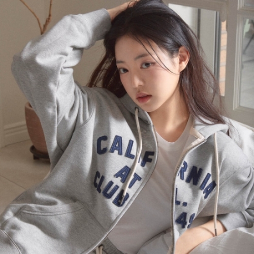 시그니처 Patch Hood Zip-up WHMZE1211UDG_이미지