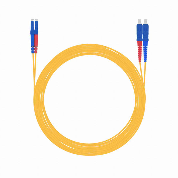 이지넷유비쿼터스 넥스트 LC-SC 싱글모드 광 패치코드 케이블 (NEXT-LS205SM, 5m)_이미지