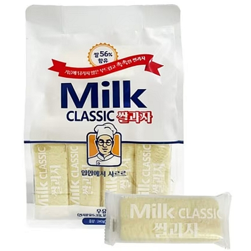 위아더월드 밀크 클래식 쌀과자 우유맛 240g (1개)