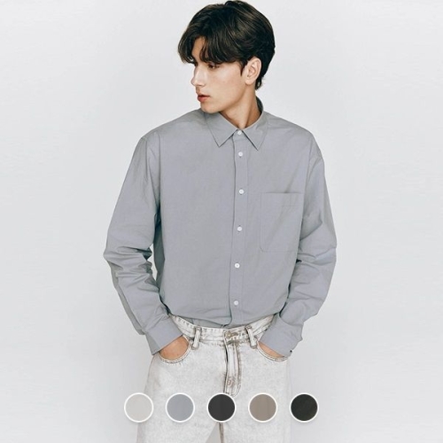 컨셉원 릴렉스핏 포플린 셔츠 10045529/045529