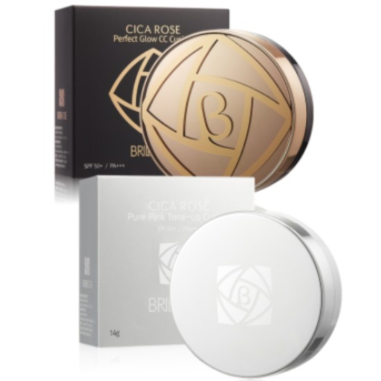 브릴로즈 시카 로즈 퓨어 핑크 톤업 쿠션+CC쿠션 2종 세트