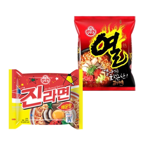 농심 진라면매운맛10개 + 열라면10개