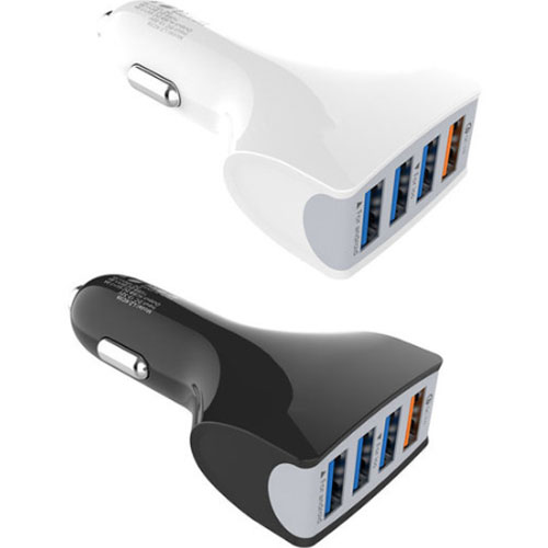 미래이동통신 벨로즈 4포트 USB 차량용 충전기_이미지