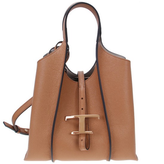 토즈 타임리스 쇼퍼백 미니_XBWTSBA9100Q8E (S410,브라운)_이미지