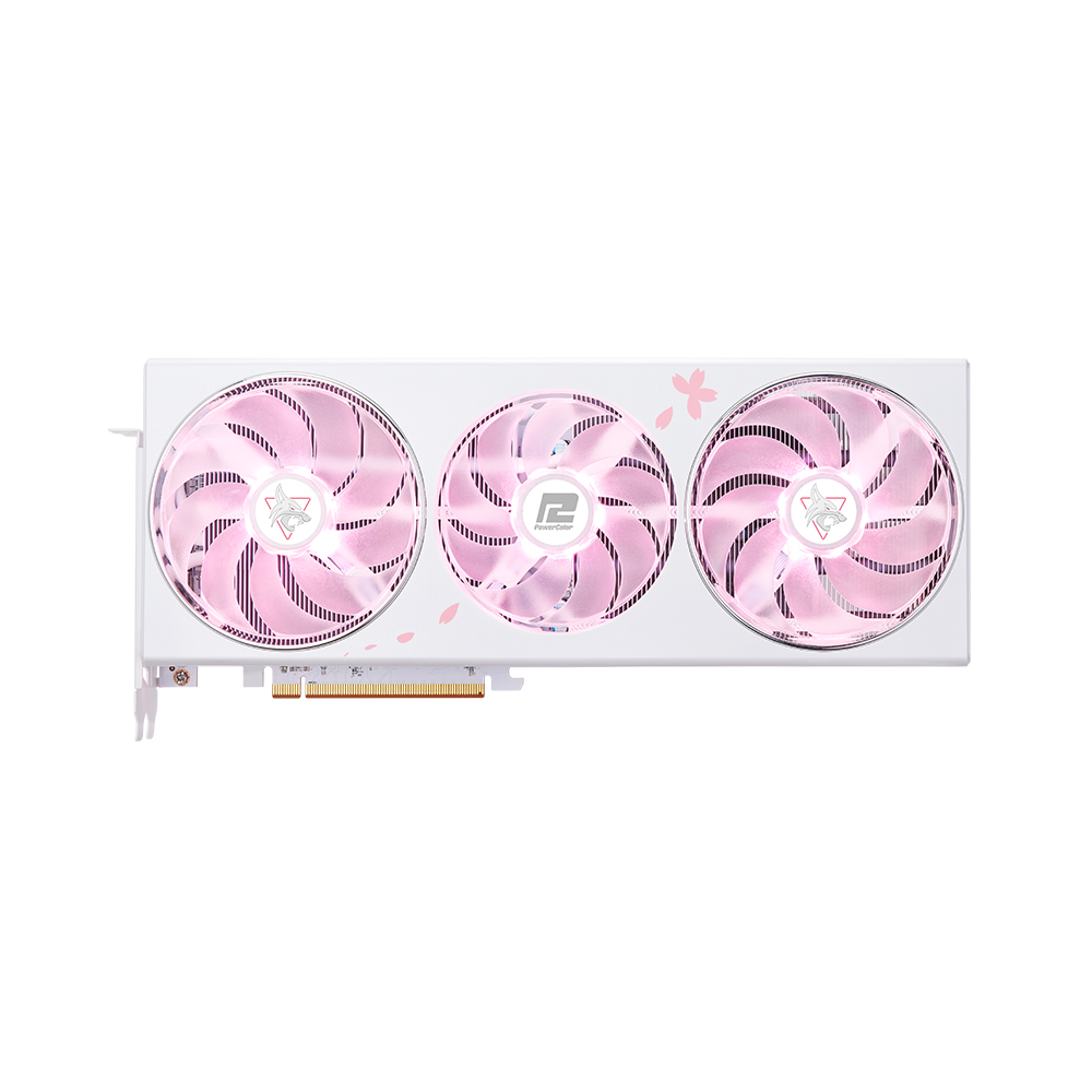 PowerColor �󵥿� RX 7800 XT Hellhound Sakura Limited Edition D6 16GB �����Ƽ����
