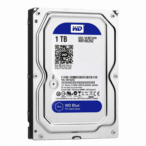 Western Digital WD Blue 7200/64M/해외구매 (1TB, WD10EZEX)_이미지