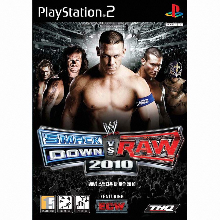 THQ WWE 스맥다운 vs 로우 2010 PS2