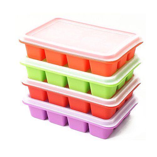 에이치코리아 덮개형 실리콘 얼음틀_이미지