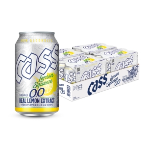 오비맥주 카스 제로 레몬 스퀴즈 0.0 330ml (12개)_이미지