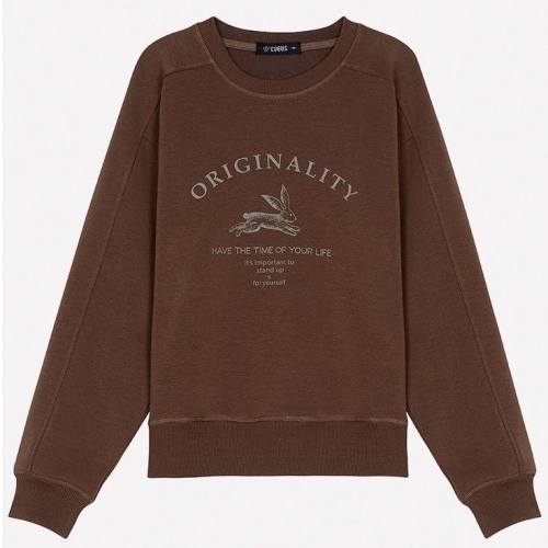 뱅뱅 여성 밍크 보아 나그랑 맨투맨 티셔츠 NTL617