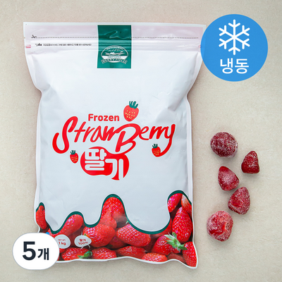 베리필드 이집트산 딸기 냉동 (1kg,5개)_이미지