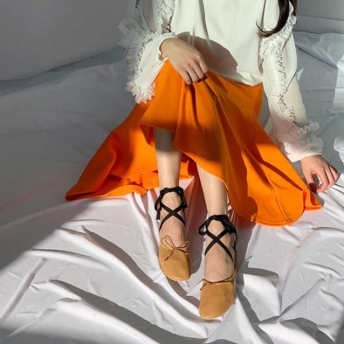 [불명] CLC747103투웨이 여성플랫슈즈 1굽 240 블랙