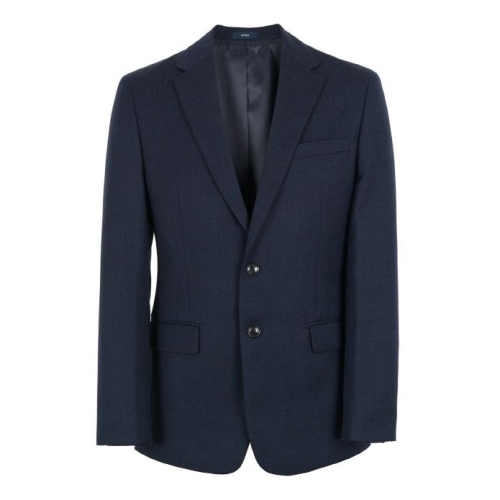  바쏘 슬림핏 울 블렌디드 인디고 데일리 자켓 BSX3JQ55A