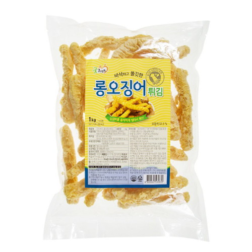 굿프랜즈 롱오징어튀김 1kg (8개)_이미지