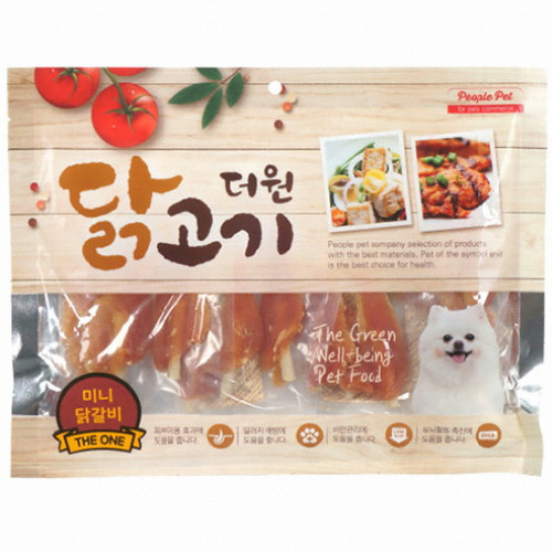  피플펫 더원 닭고기 미니 닭갈비 300g [5개]