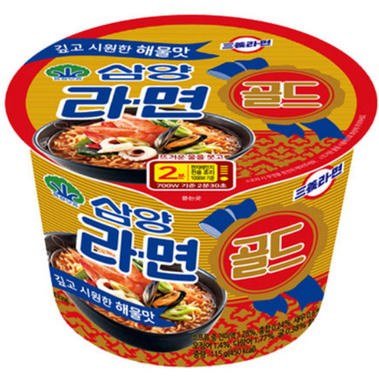 삼양식품 삼양라면 골드 큰컵 105g (1개)