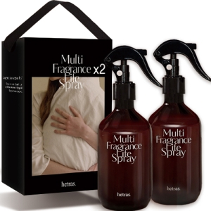 헤트라스 섬유향수 룸 스프레이 300ml 2p 선물세트 허그솝 1세트