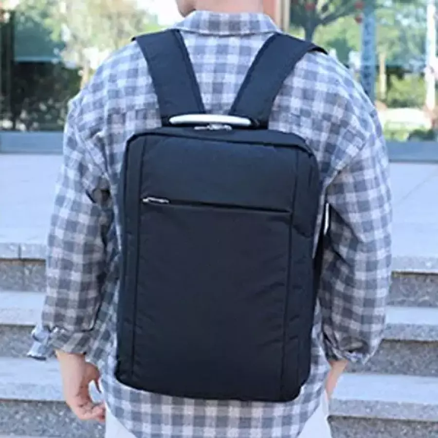 남성 단정한 사각 데일리 백팩 1P 노트북 비즈니스 학교 배낭 출퇴근 WFOH5AO_이미지