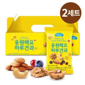선명농수산 썬넛트 하루견과 응원해요 선물세트 20g 20개입 (2개)