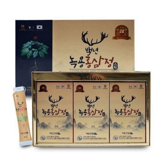 더존건강 백년 녹용 홍삼정 스틱 20ml 30포 (1개)