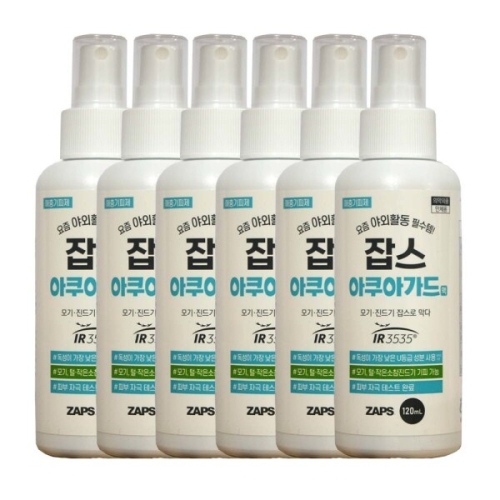 팜클 잡스 아쿠아 가드액 120ml (6개)