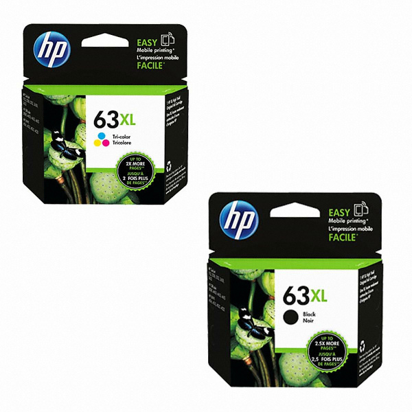 HP 정품 63XL (F6U64AA, F6U63AA) 세트이미지입니다. 누르면 해당 게시물로 새창이동합니다.