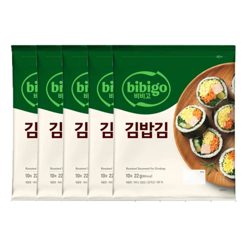 CJ제일제당 비비고 김밥김 22g [5개]