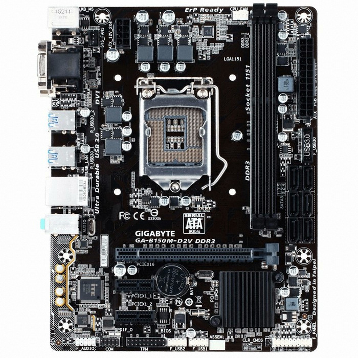 GIGABYTE GA-B150M-D2V DDR3 �෯������� ���̾���