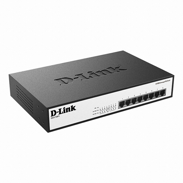 D-Link DES-F108P+ 스위치허브_이미지