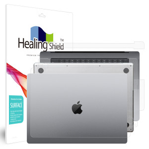 폰트리 힐링쉴드 애플 2023 맥북프로16 M2 무광 외부보호필름 3종 세트