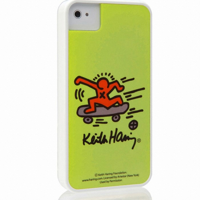 아이커버 DUES KEITH HARING WHITE SERIES- CANDY GREEN (아이폰4/4S)_이미지