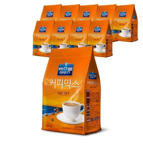 동서식품 맥스웰하우스 커피믹스 마일드 아로마 900g (10개)_이미지