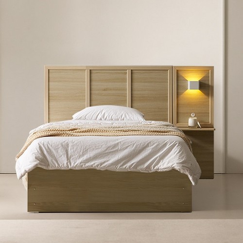 BIF보루네오 호텔라인 3서랍 수납 침대 SS+조명협탁이미지입니다. 누르면 해당 게시물로 새창이동합니다.