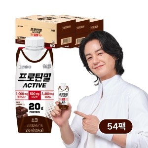 정식품 그린비아 프로틴밀 액티브 초코 250ml