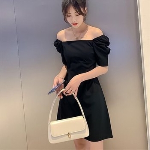 올데이 여성 가능한벌룬소매 팔 데일리 숏 롱드레스 WFJTA3Y_이미지
