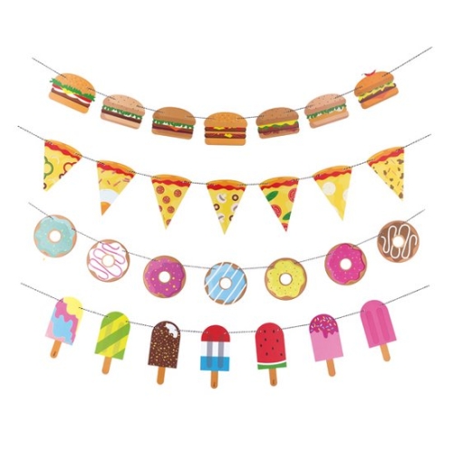 원더스토어  원더스토어  DOIY 도이 파티플래그 푸드