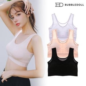 글램공감 국산 풍기인견 브라캡 런닝나시 브라탑 626052 XXL 화이트_이미지