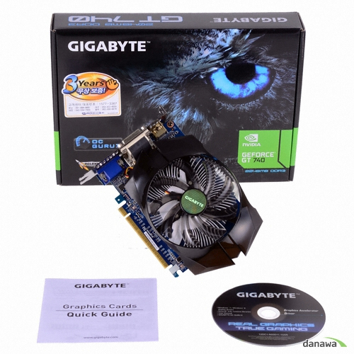 GIGABYTE 지포스 GT740 UD2 D3 2GB WING-100_이미지