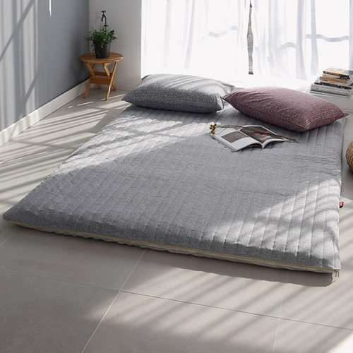 더블샵 누빔 포그그레이 온수매트 커버