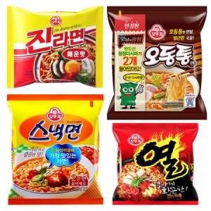 오뚜기 진라면매운맛5개 + 오동통면4개 + 스낵면5개 + <b>열</b><b>라면</b>5개
