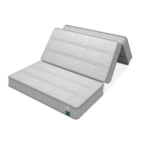 휴도 편안한 제주 라텍스 본넬 접이식 토퍼 매트리스 Q (13cm)_이미지