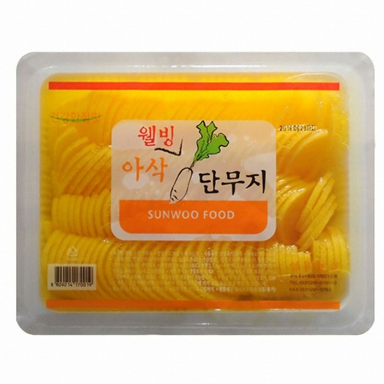 하나김치 웰빙 아삭 반달단무지 2.6kg