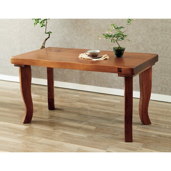 해찬솔원목이야기 통원목 비담 식탁 1350 (의자별도)_이미지