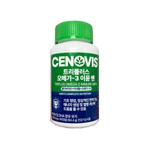 세노비스 트리플러스 오메가3 이뮨 맨 80캡슐 (1개)_이미지