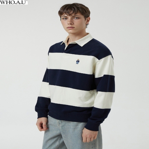 �̷��� �ľ��� W.A.U Steve Rugby Sweatshirt B -IVORY-WHMAF4951U