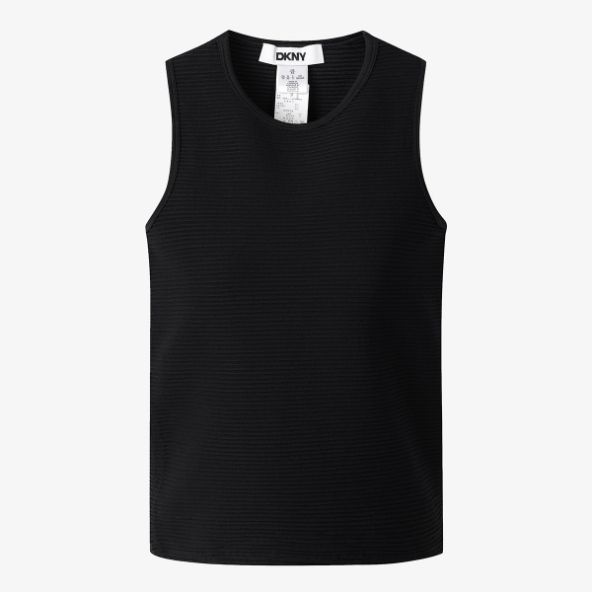 DKNY 슬리브리스 심리스 탑 블랙 DW2G1TTS112WBK_이미지