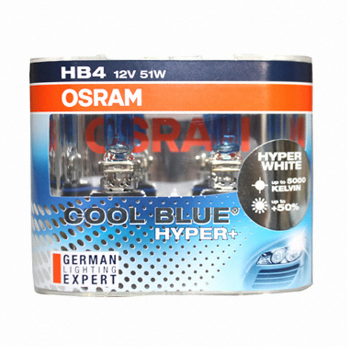 오스람 쿨 블루 하이퍼 플러스 2개 (9006, 51W)