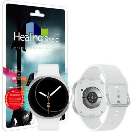 갤럭시워치8 슬림 강화유리 액정보호필름 2매+후면 2매